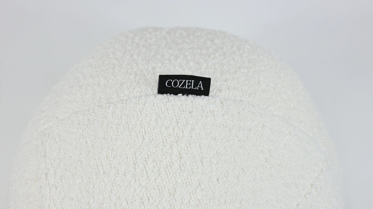 Orb White Bouclé