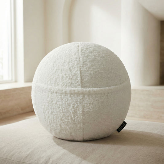 Orb White Bouclé