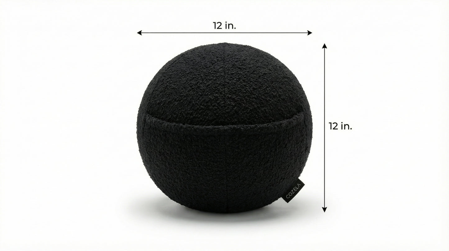 Orb Black Bouclé