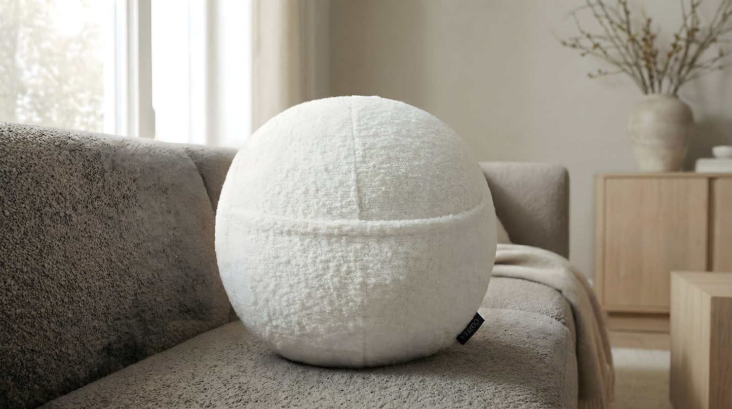 Orb White Bouclé