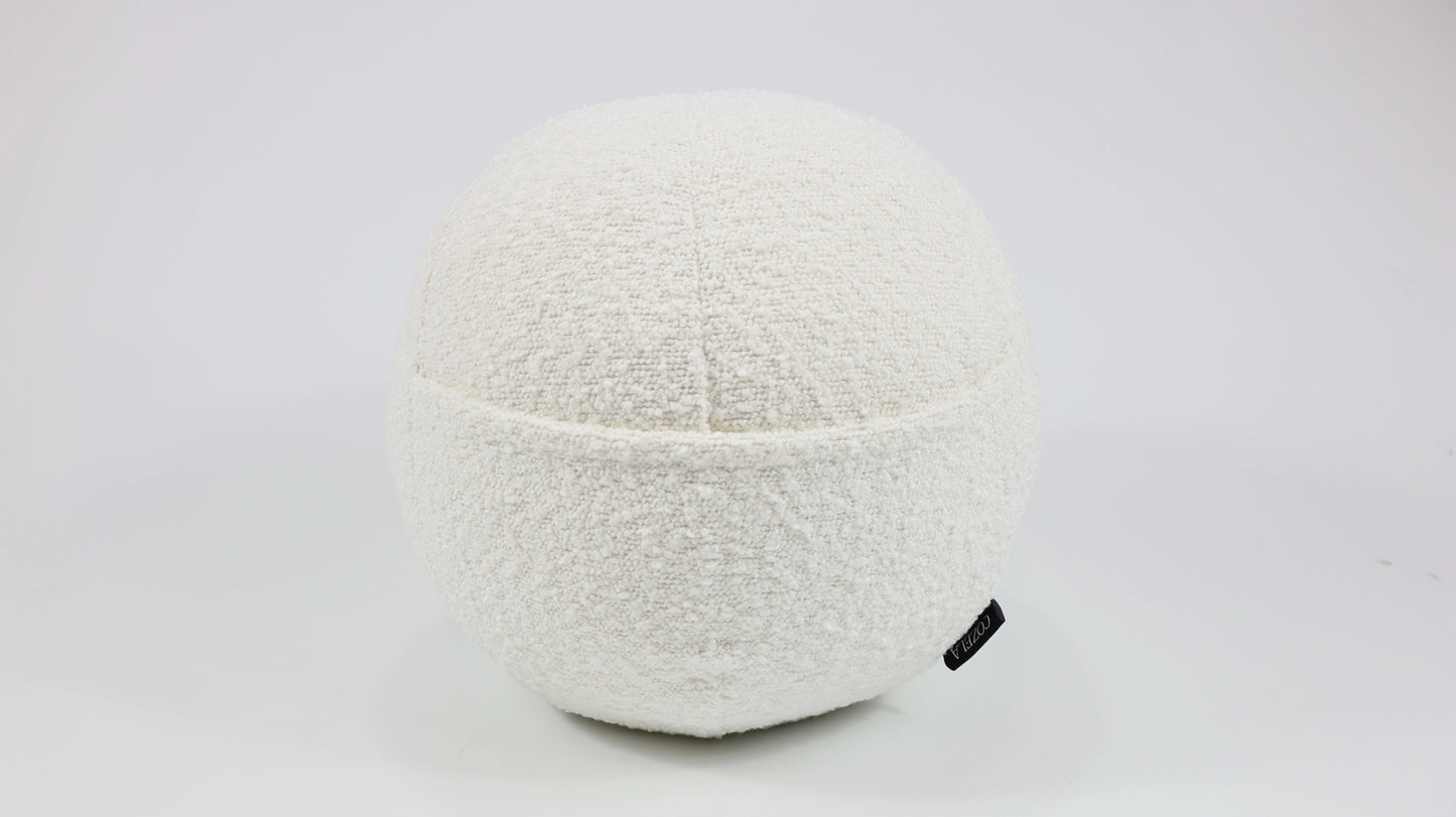 Orb White Bouclé