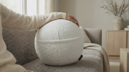 Orb White Bouclé